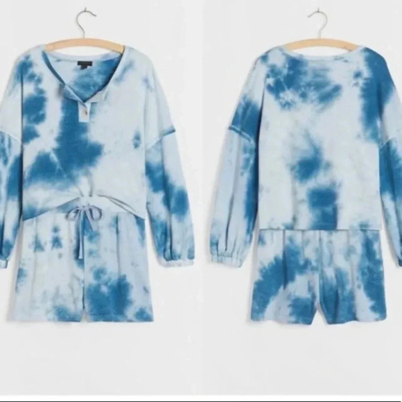 ANTHROPOLOGIE NWT Madeira Tie Dye Lounge Set - Picture 4 of 8